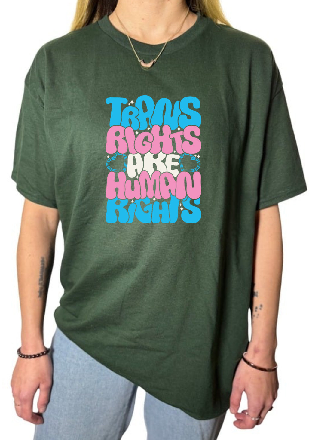 Trans Rights Gildan Tops