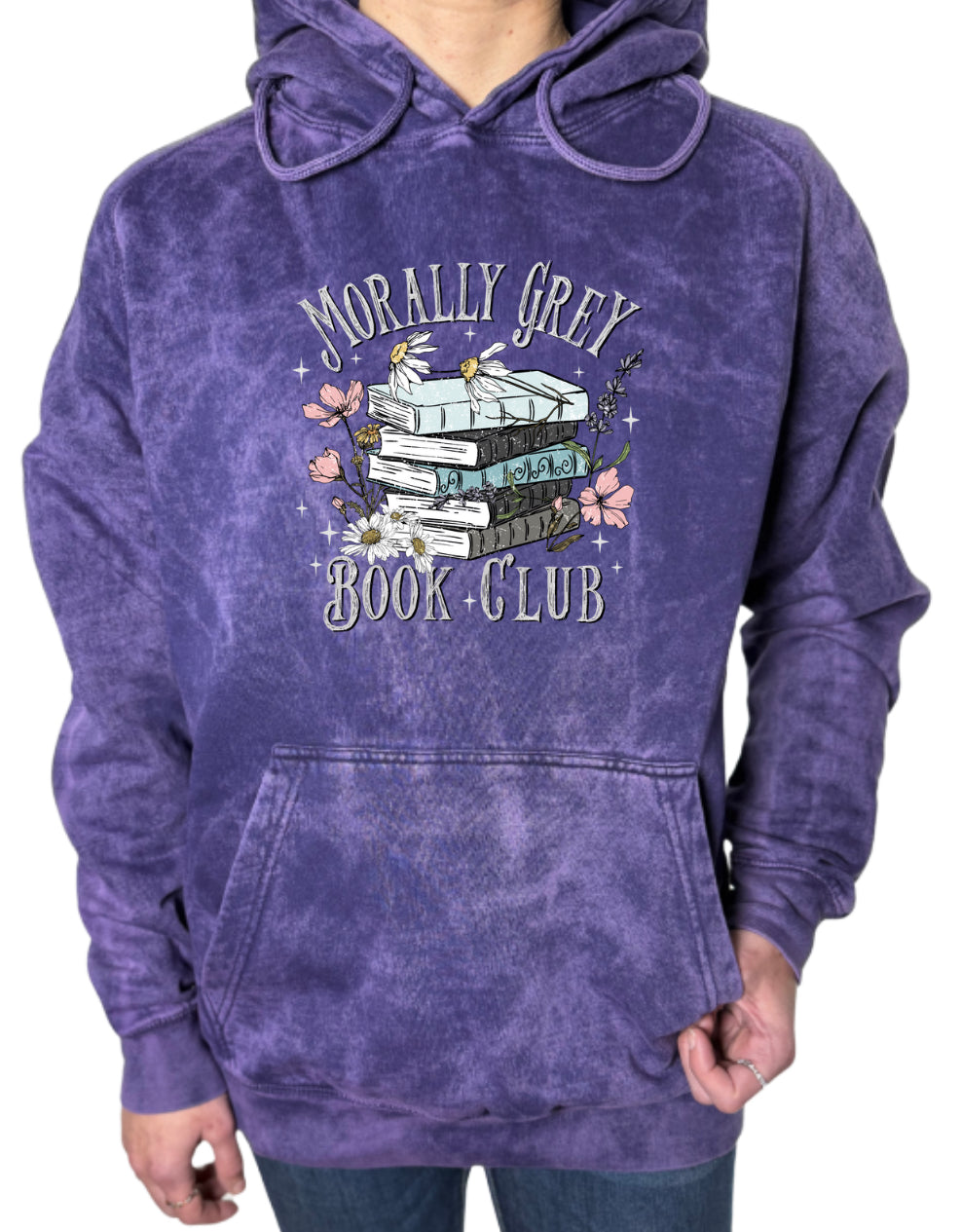 Morally Grey Vintage Wash Hoodie