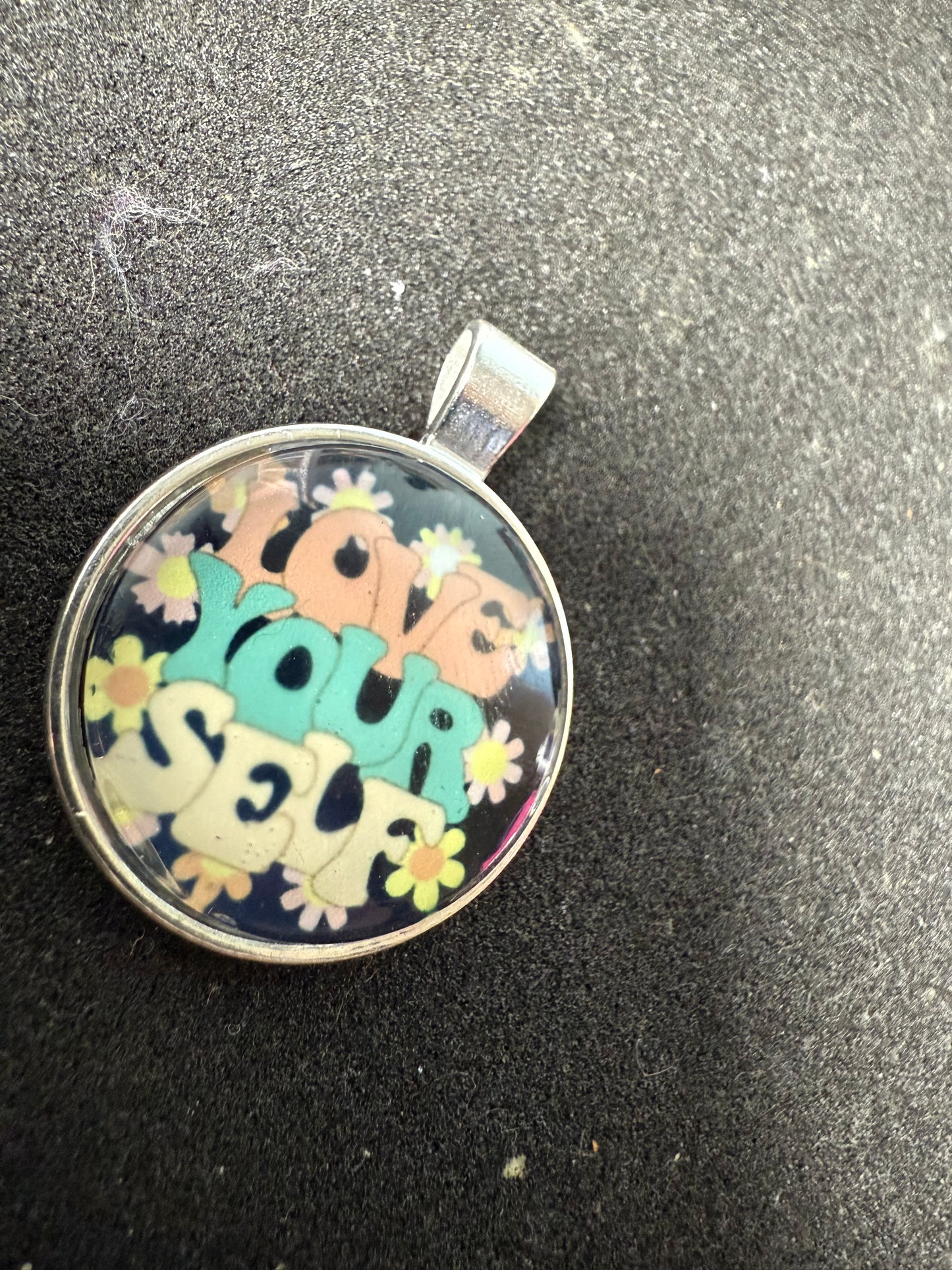 Sublimated Love Yourself Necklace