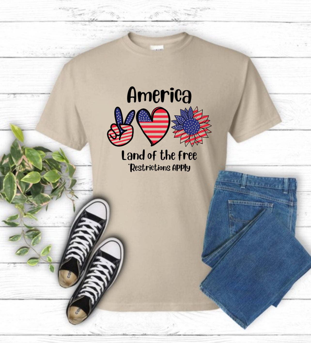 Restrictions Apply Sublimation Gildan Top