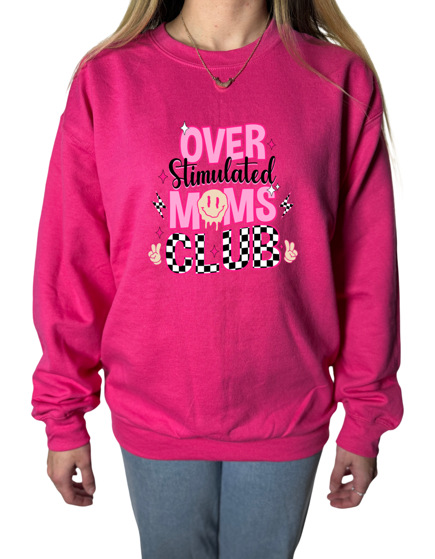 Overstimulated Moms Club Gildan Tops