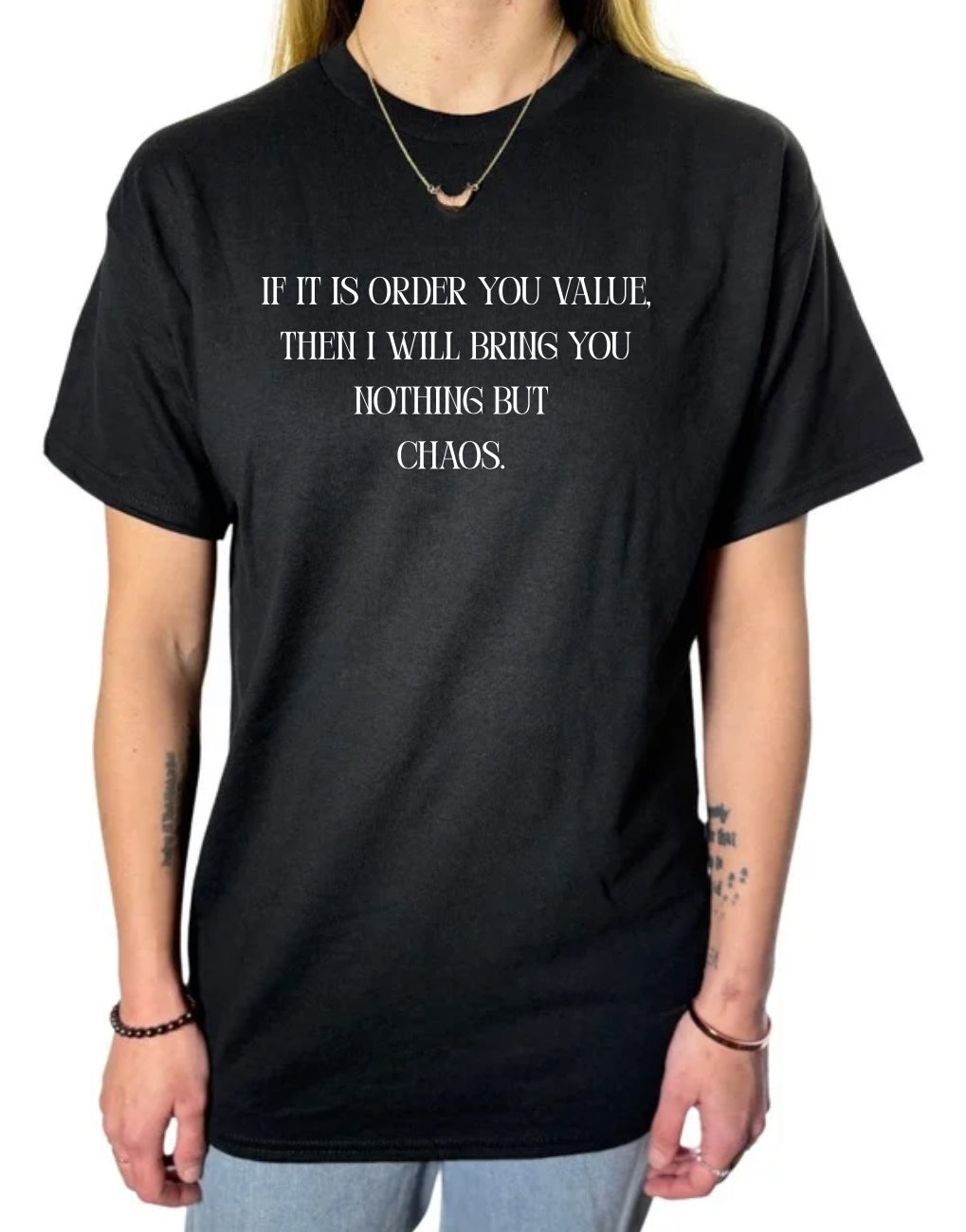 Officially Licensed Harper L. Woods: Chaos Gildan Tops