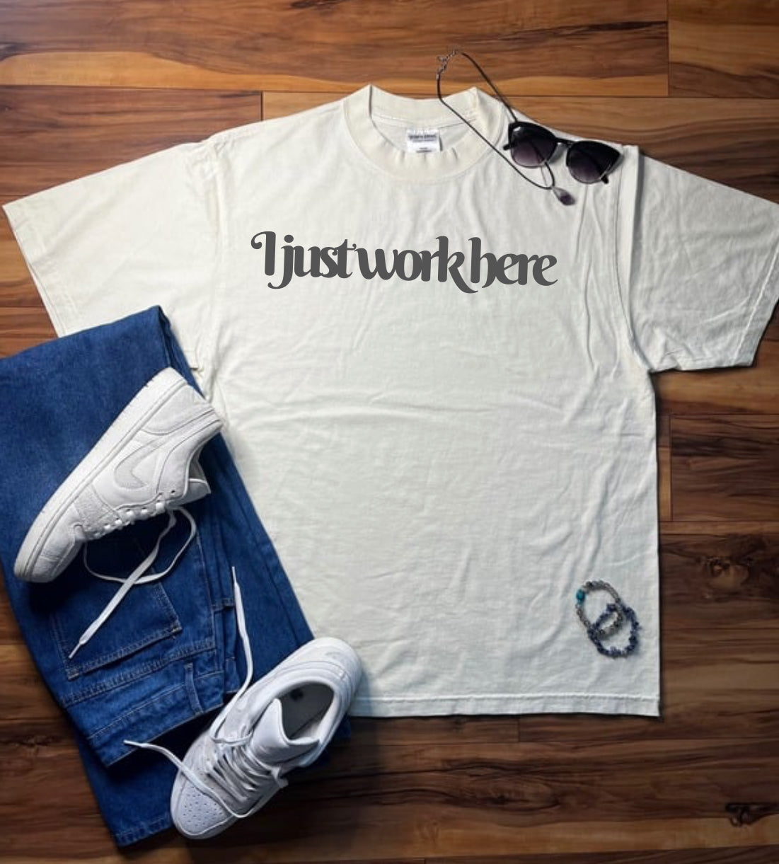 I Just Work Here Shaka Wear Tee