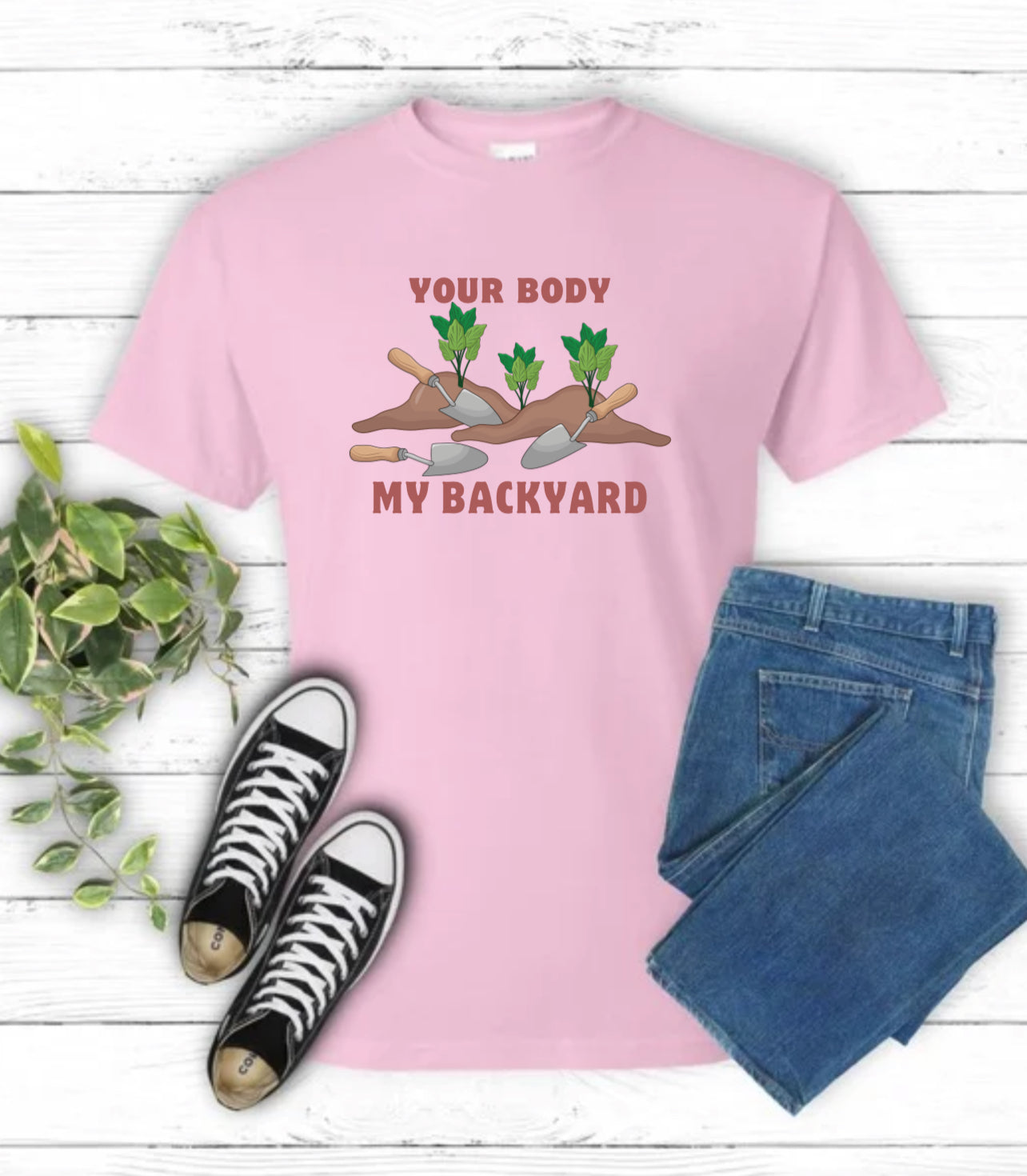 Your Body My Backyard Sublimation Gildan Top