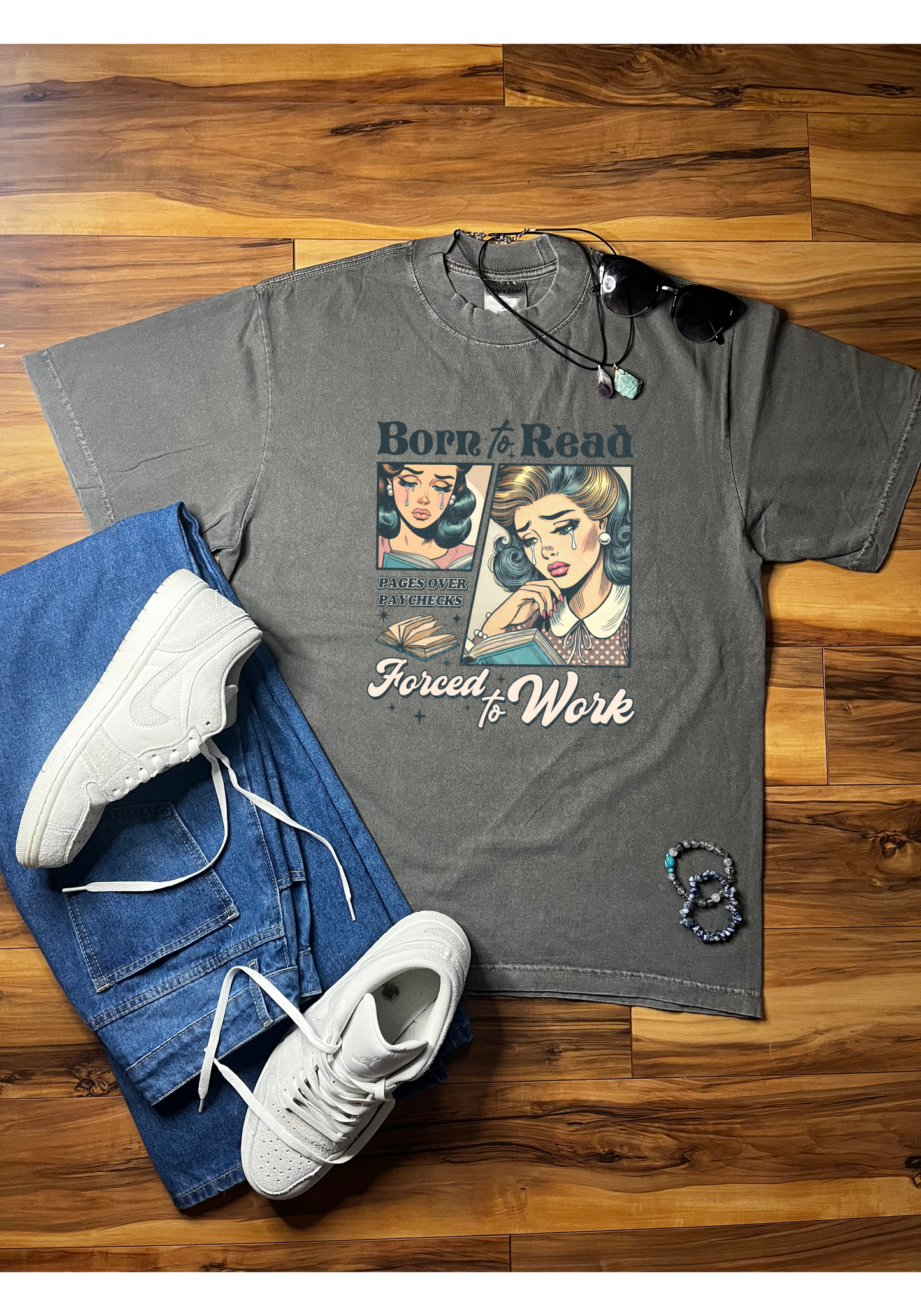 Born To Read Shaka Wear Tee
