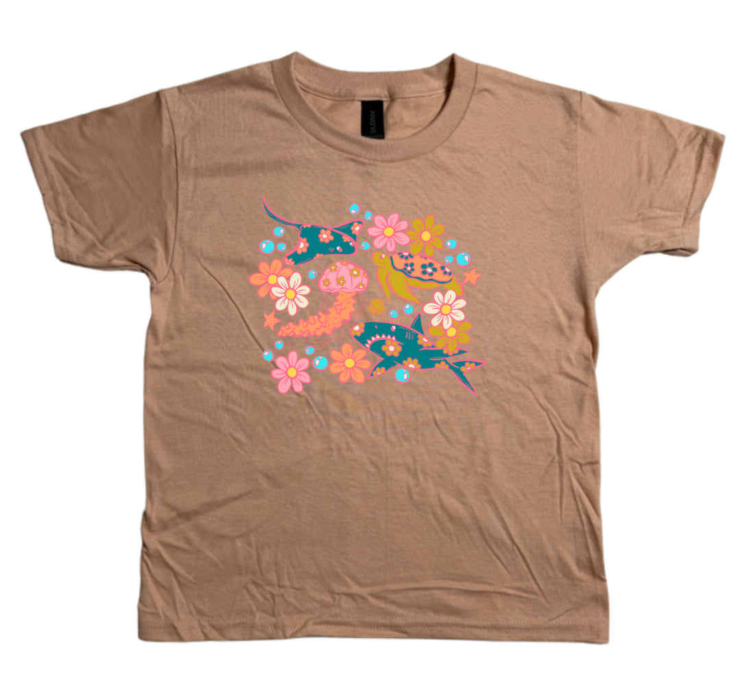 Ocean Vibes Gildan Youth Tee