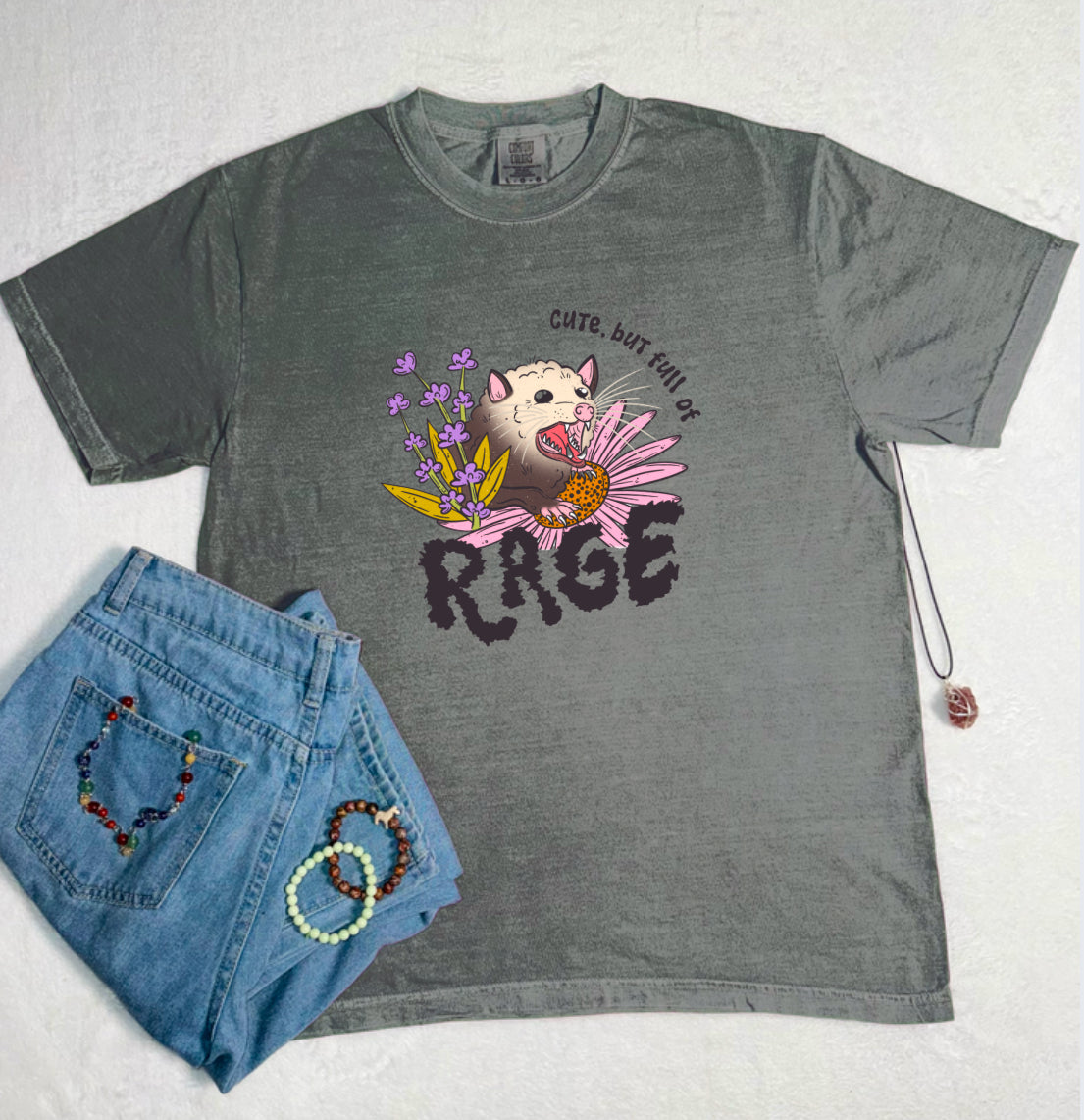 Cute But Full Of Rage Comfort Colors Tee