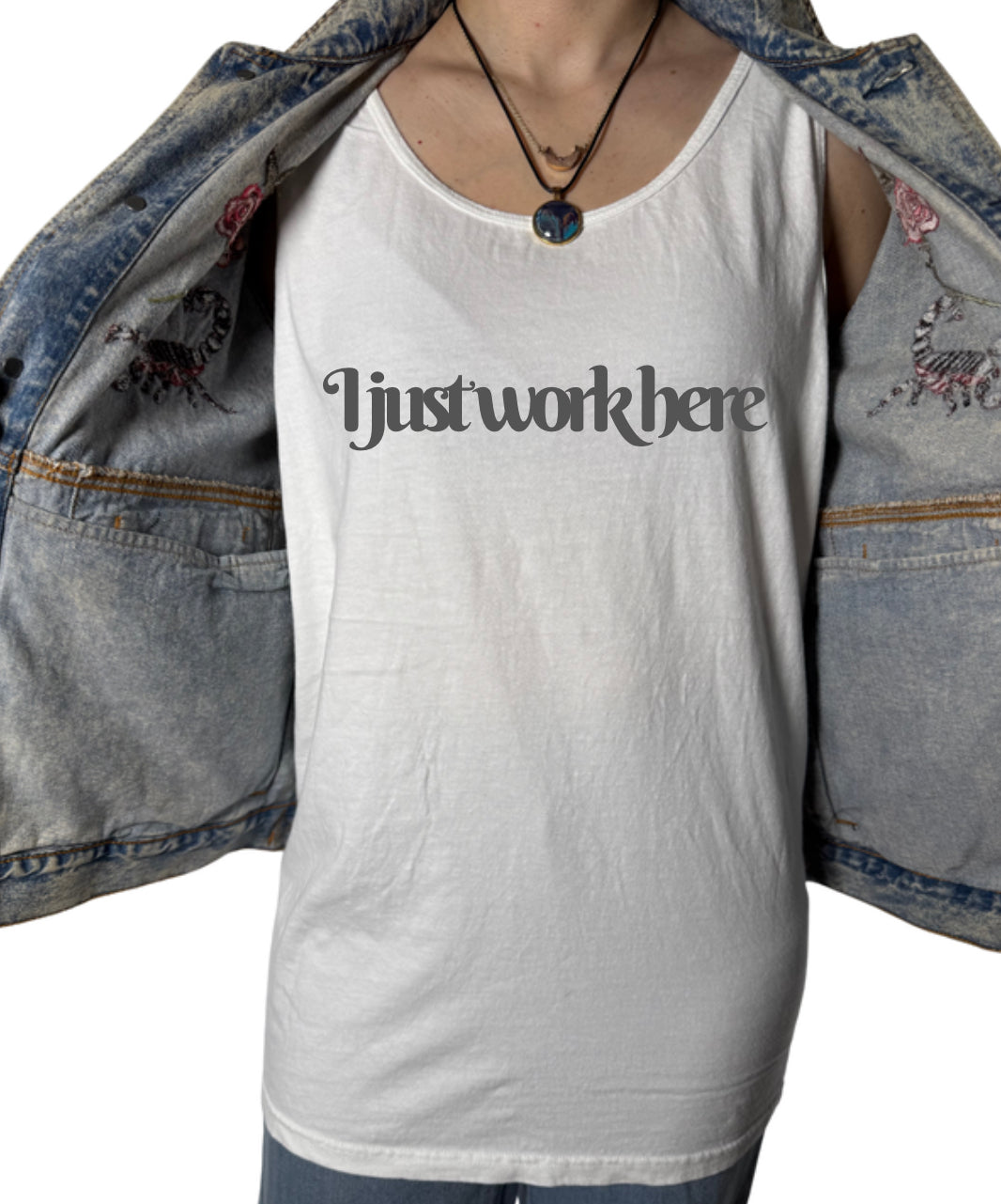 I Just Work Here Tank