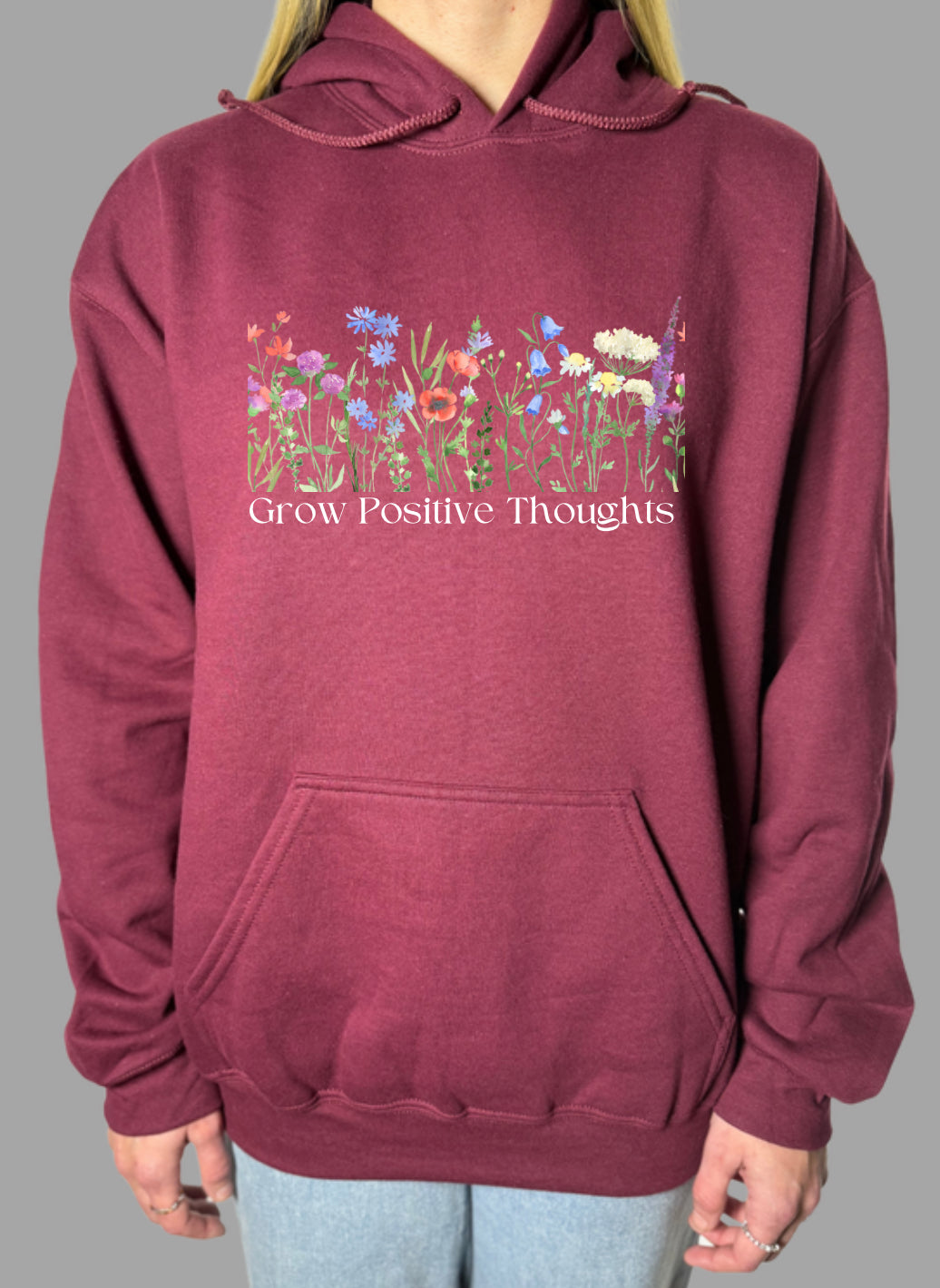Grow Positive Thoughts Gildan Tops