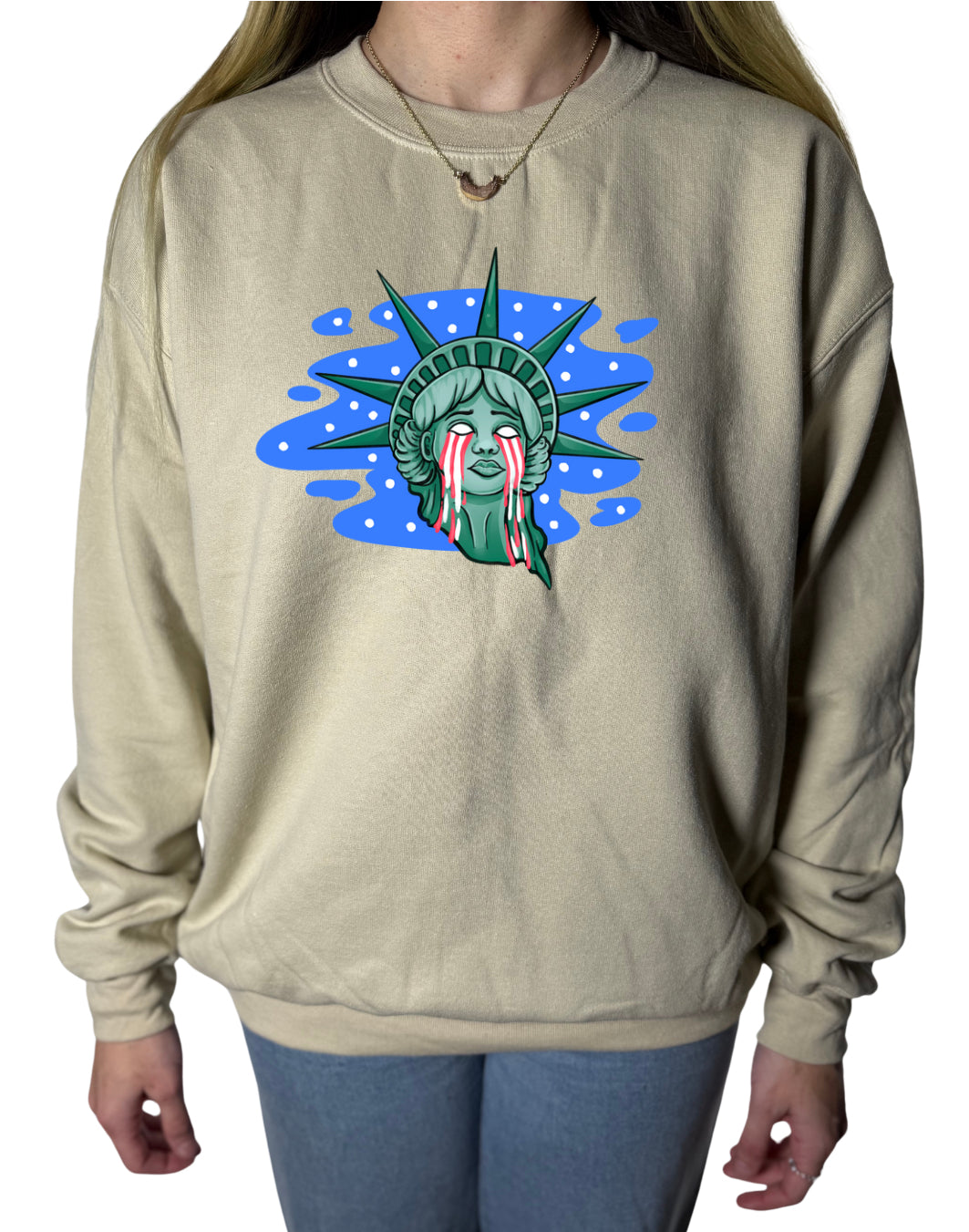 Lady Liberty Gildan Tops
