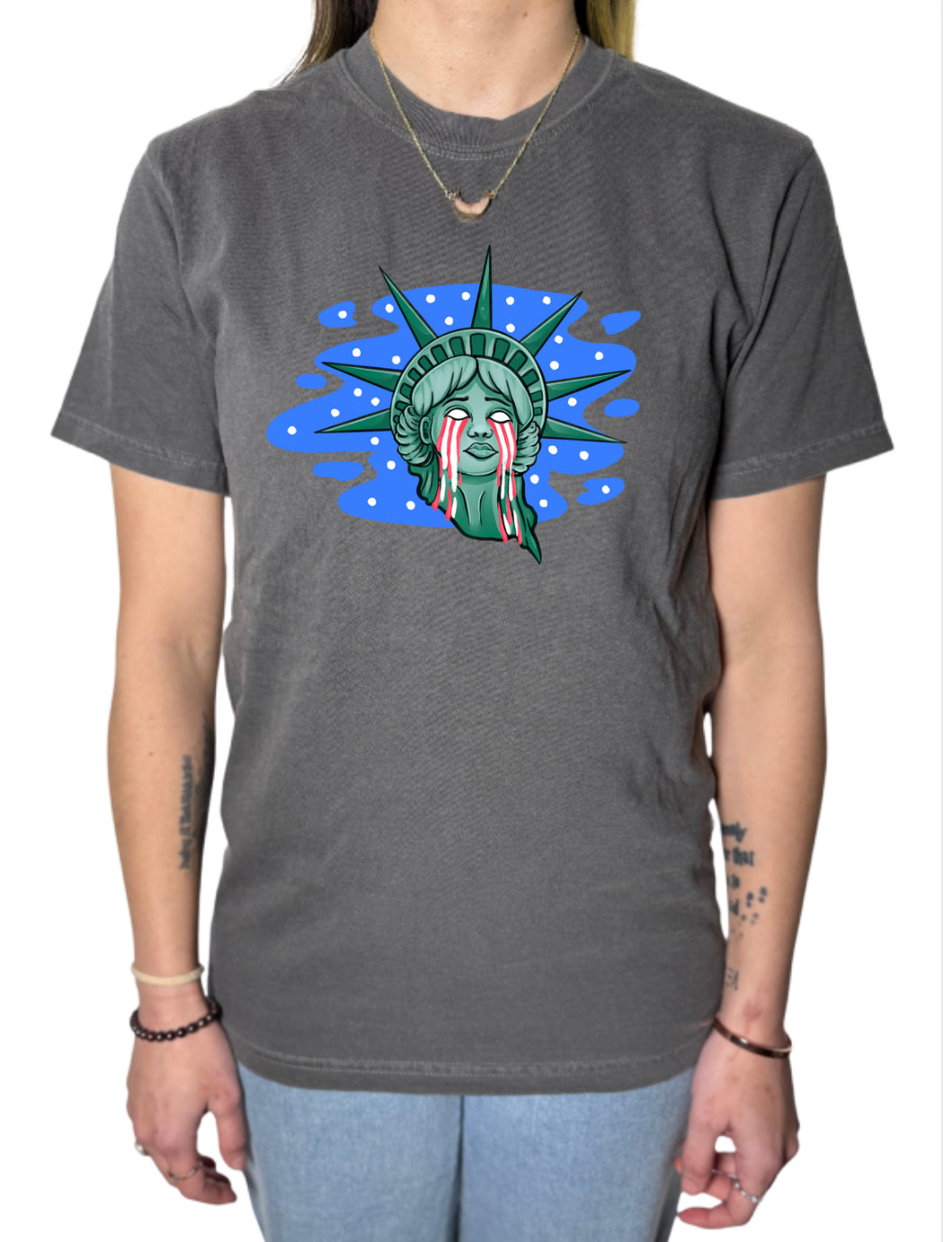 Lady Liberty Comfort Colors Tee
