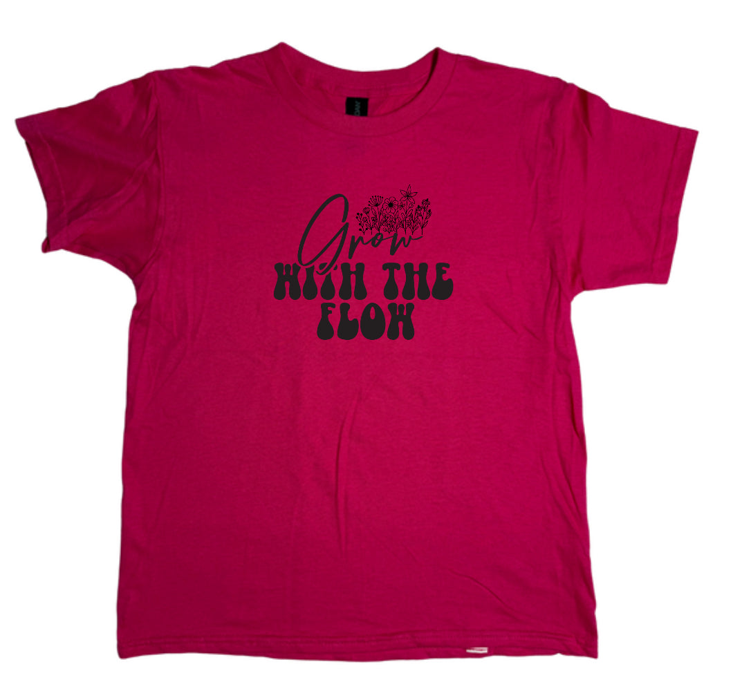 Grow With The Flow Youth Gildan Tee