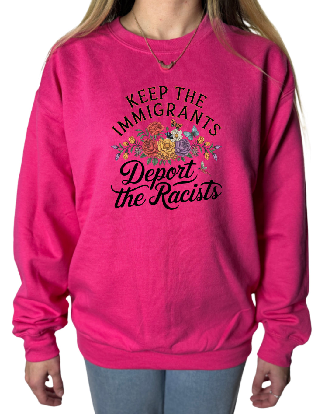Deport The Racists Gildan Tops