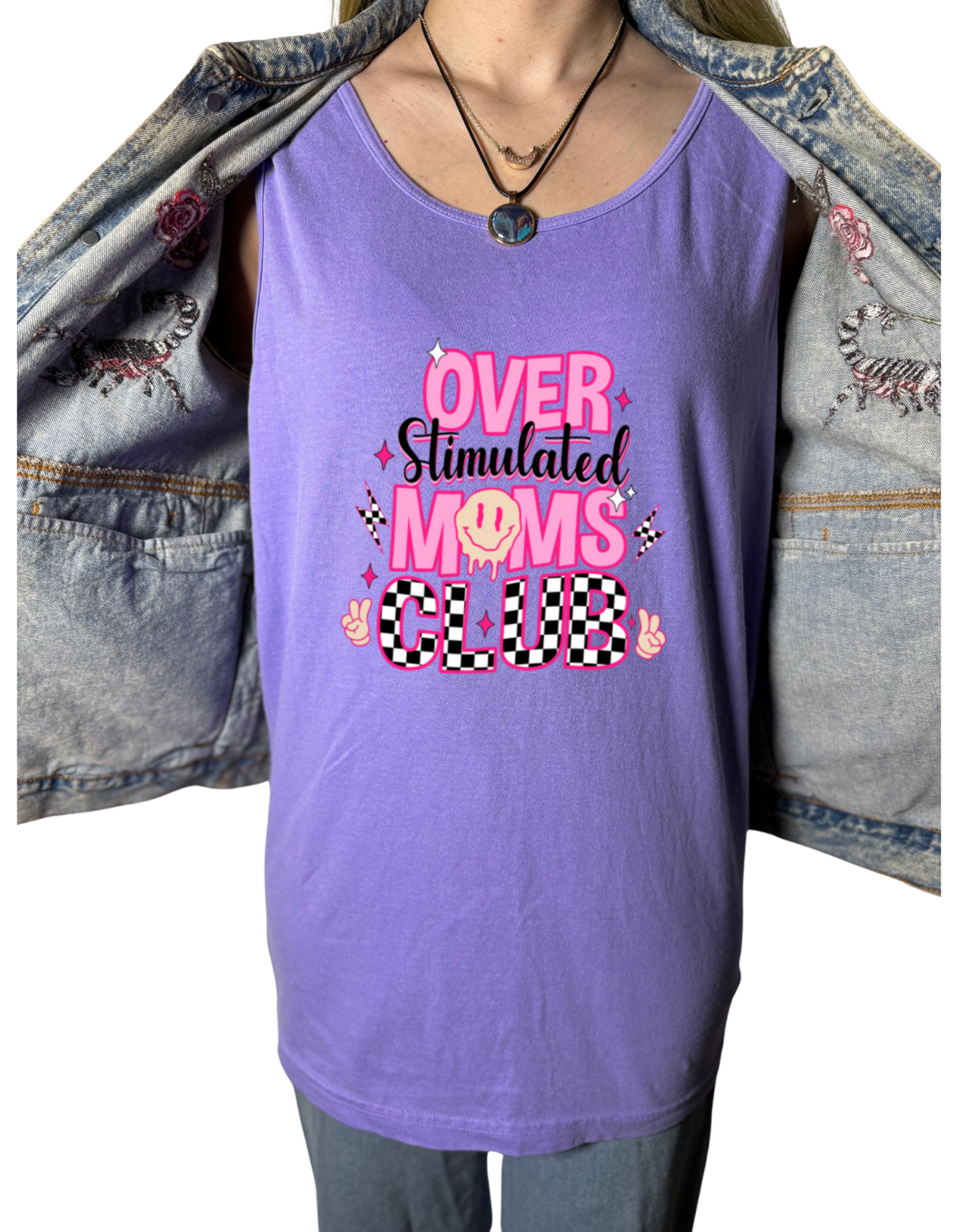 Overstimulated Moms Club Tank