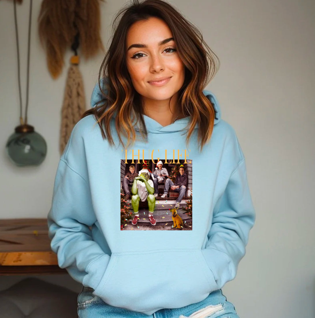 Thug Life Christmas Sublimation Gildan Top