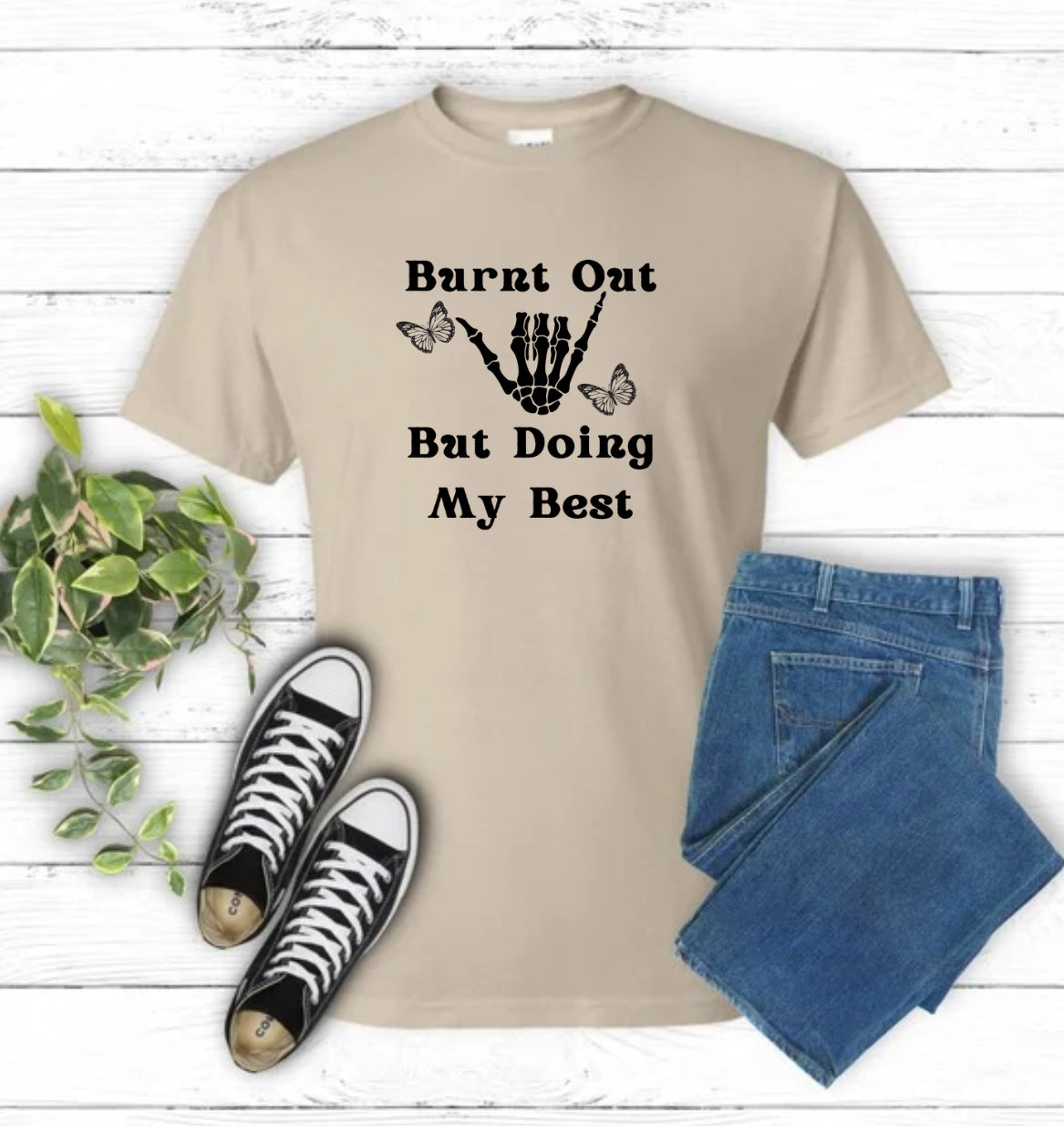 Burnt Out Sublimation Gildan Top
