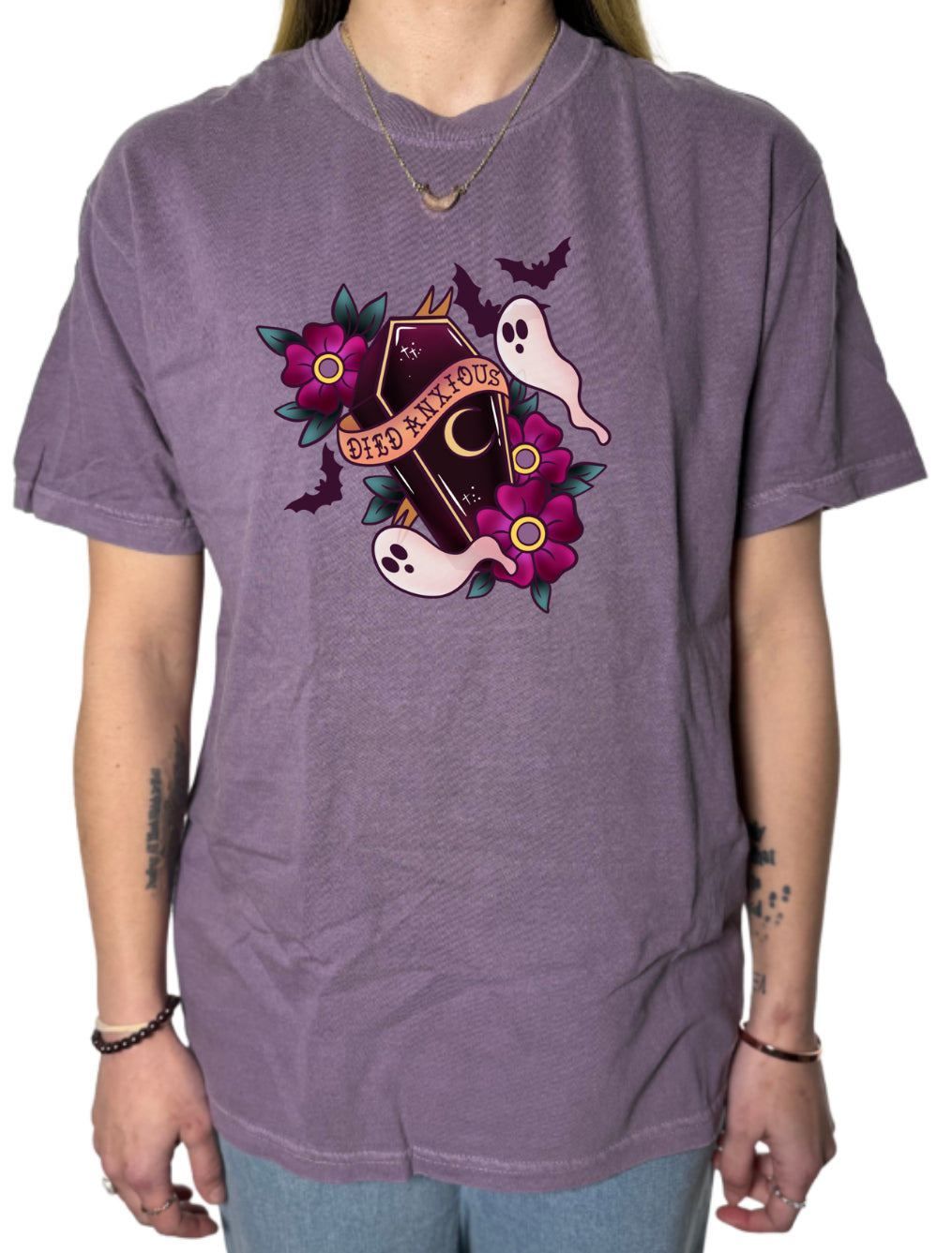 Died Anxious Comfort Colors Tee