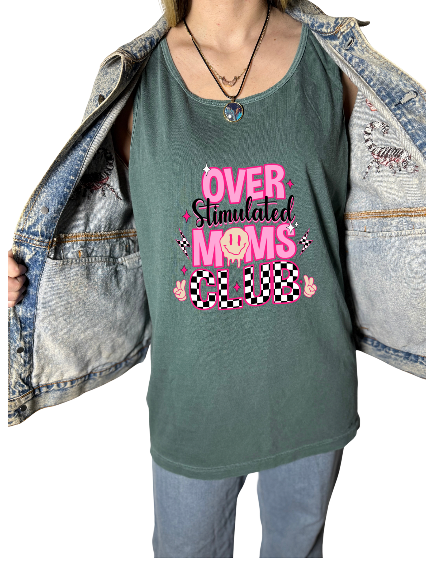 Overstimulated Moms Club Tank