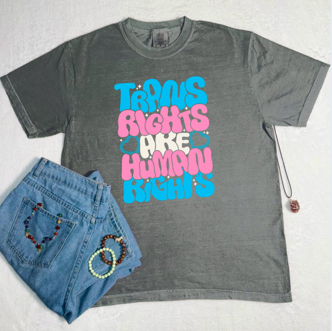 Trans Rights Comfort Colors Tee