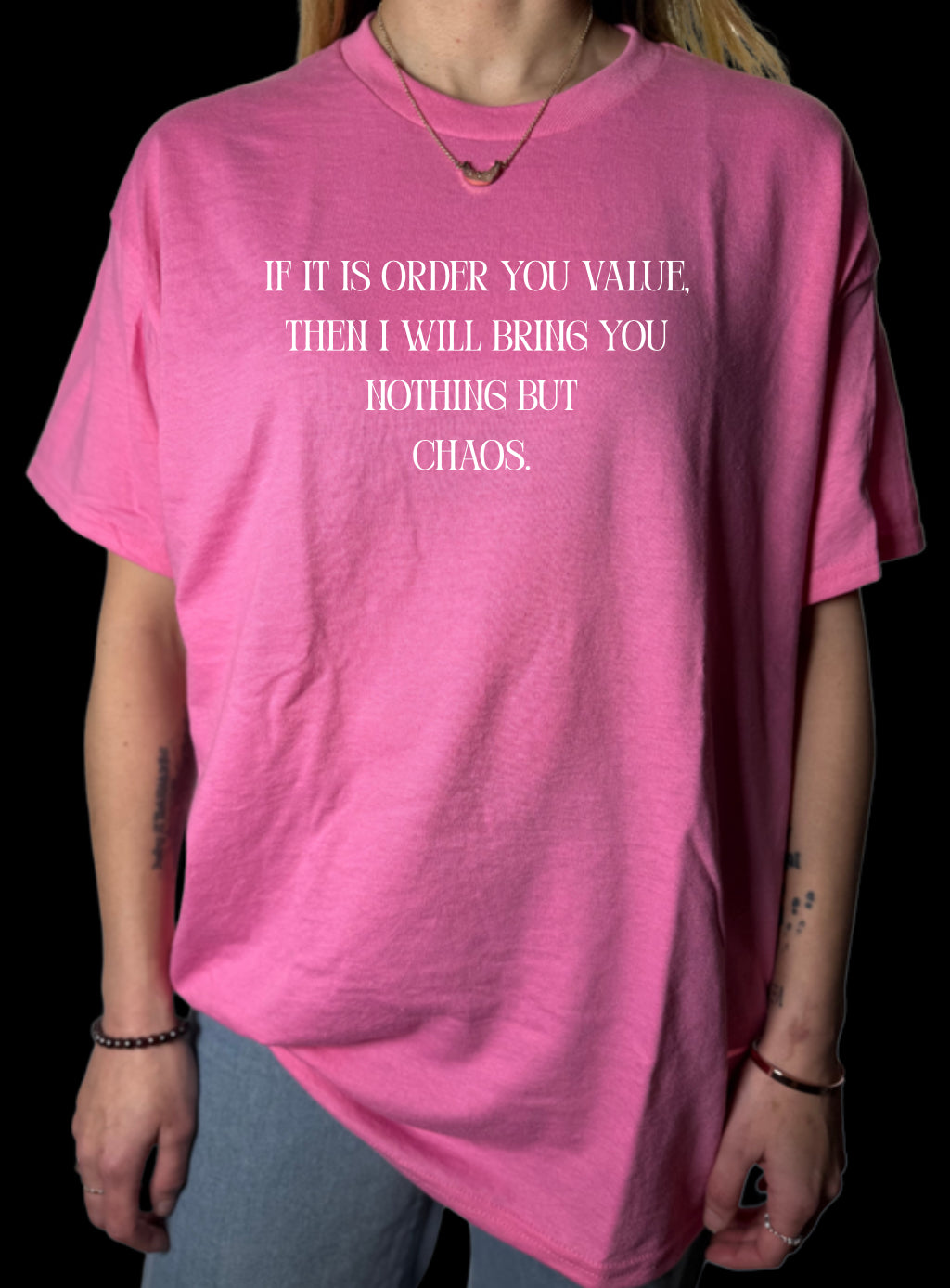 Officially Licensed Harper L. Woods: Chaos Gildan Tops