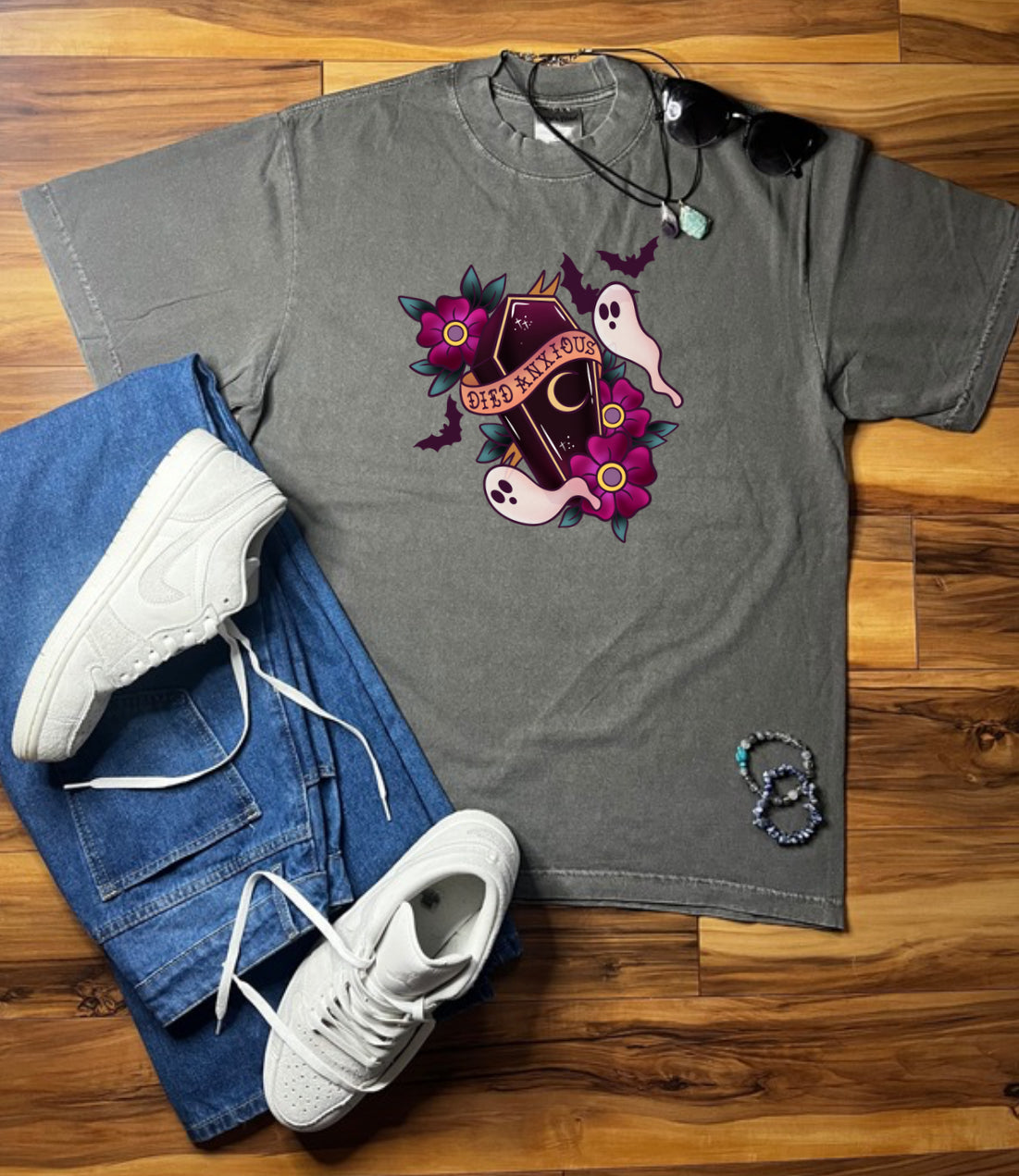 Died Anxious Shaka Wear Tee