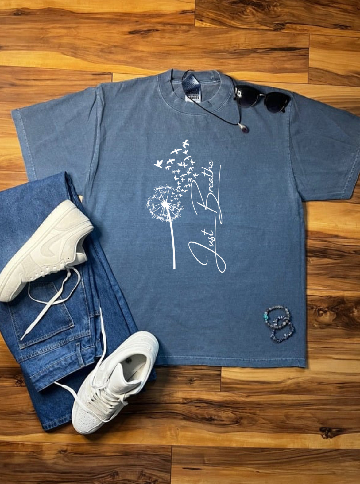 Just Breathe Shaka Wear Tee