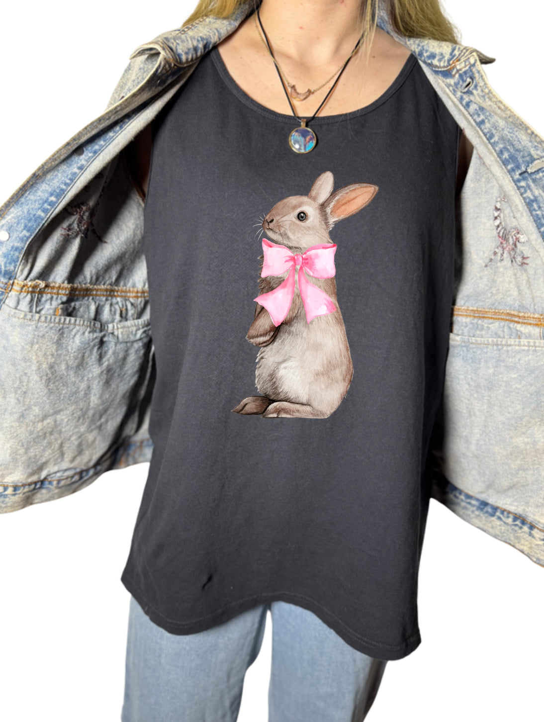 Bunny With Bow Tank