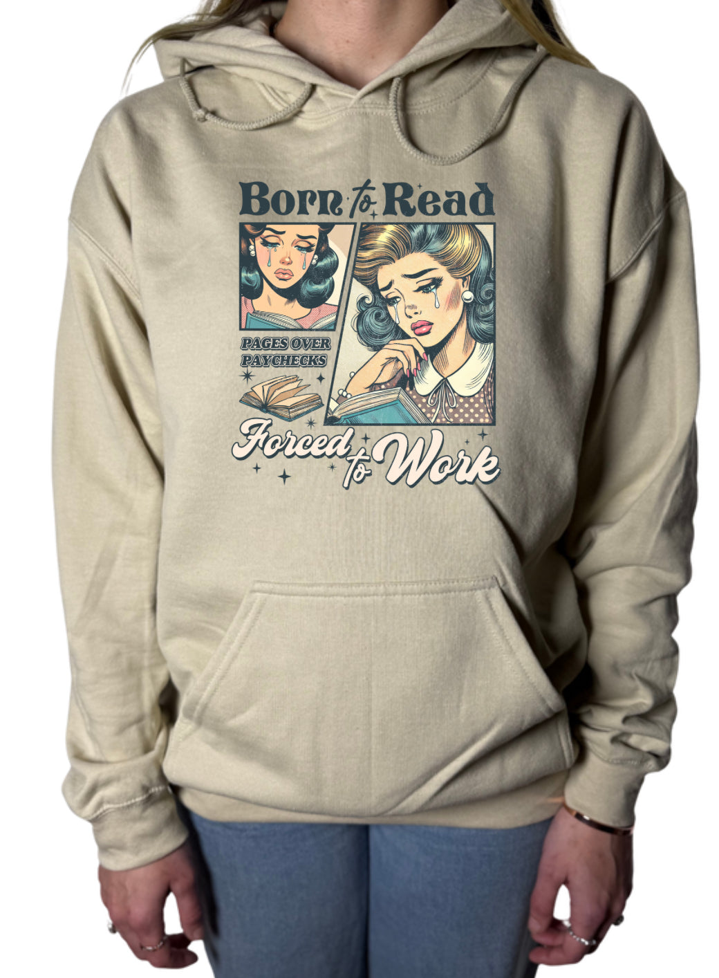 Born To Read Gildan Tops