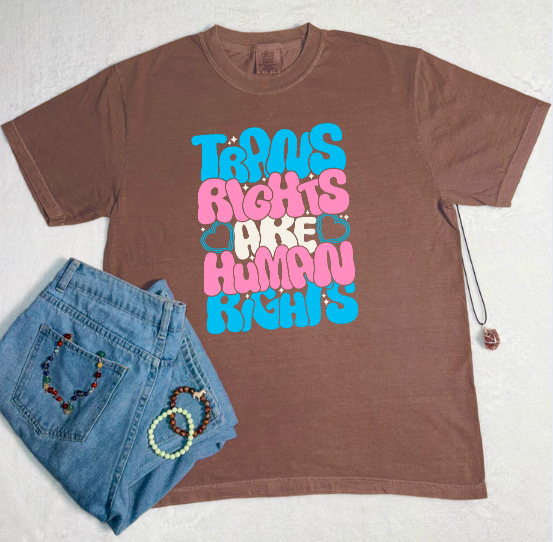 Trans Rights Comfort Colors Tee