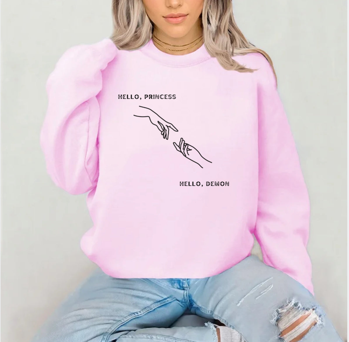 Officially Licensed Brea Lamb: Hello Sublimation Gildan Tops