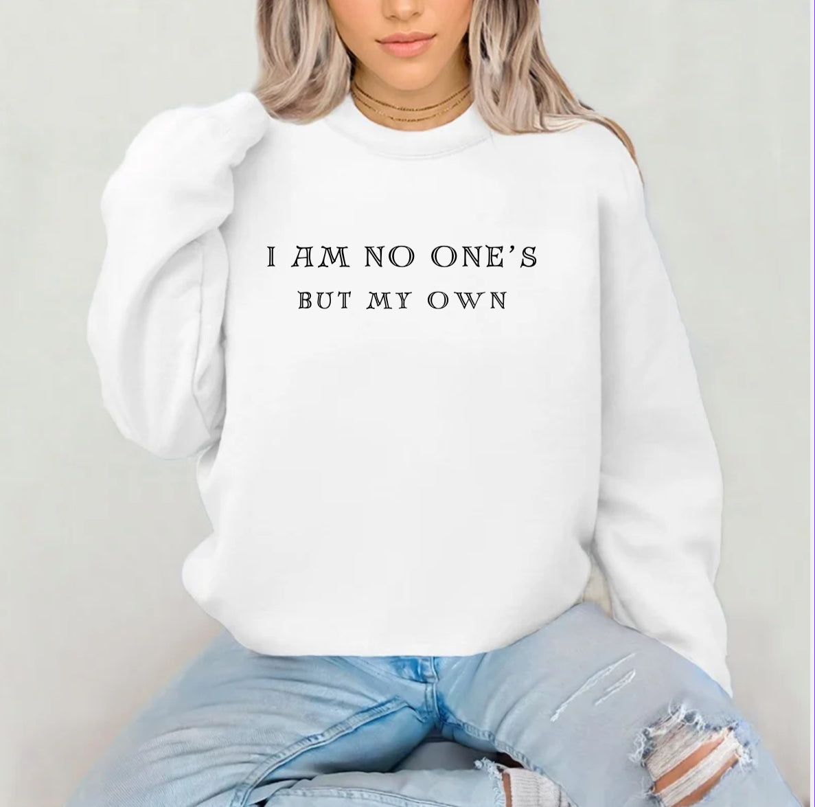 Officially Licensed Brea Lamb: I Am No One’s Sublimation Gildan Tops