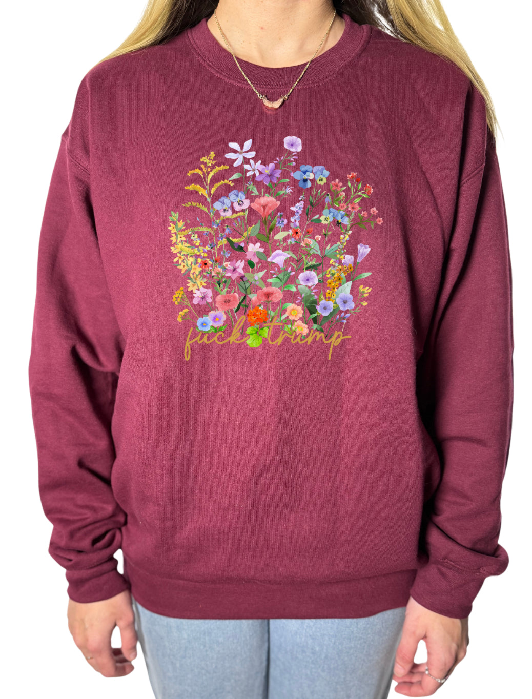 Subtle F Trump Gildan Tops