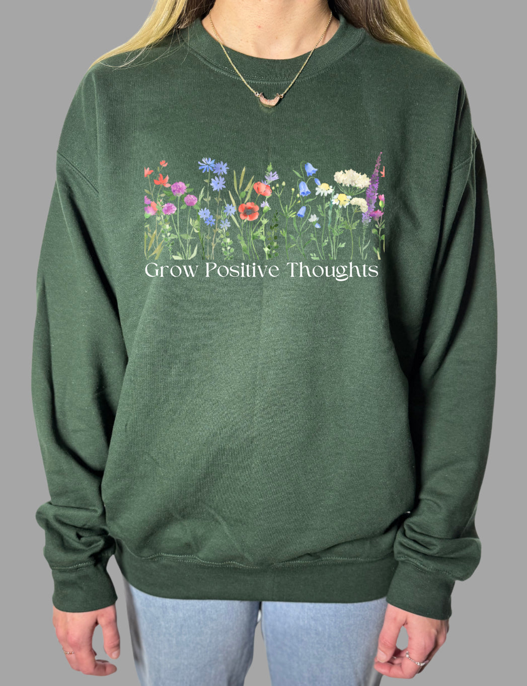 Grow Positive Thoughts Gildan Tops