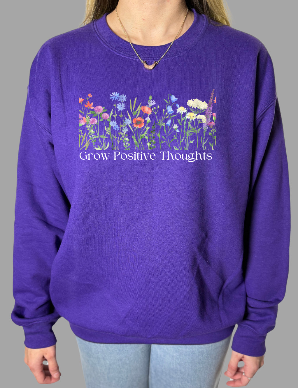 Grow Positive Thoughts Gildan Tops