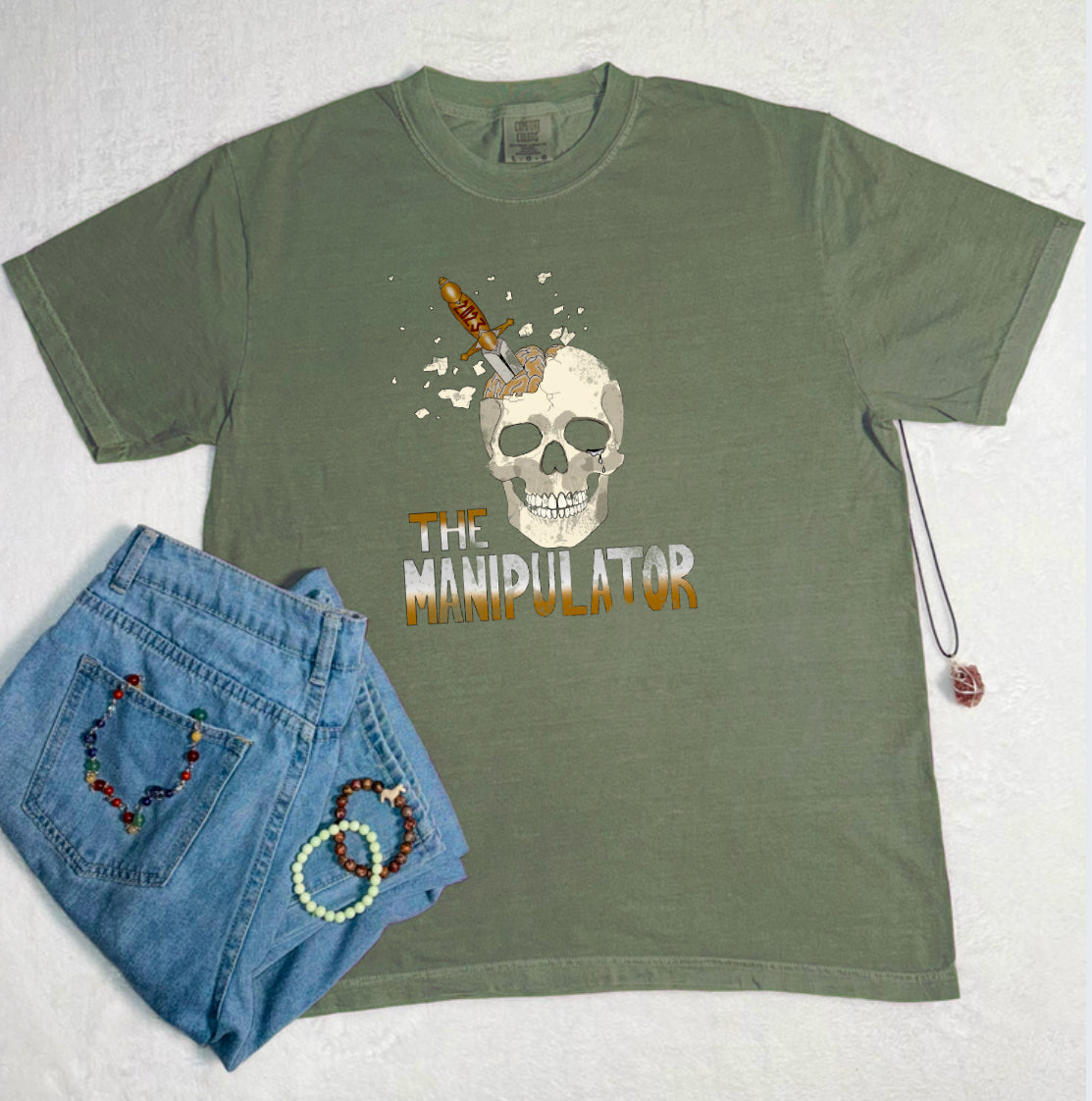 Officially Licensed Brea Lamb: The Manipulator World Tour Comfort Colors Band Tee