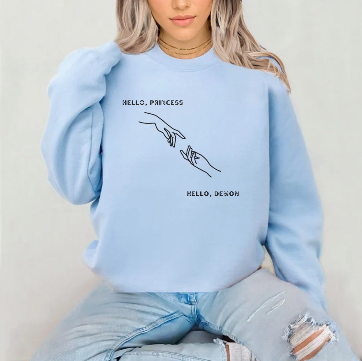 Officially Licensed Brea Lamb: Hello Sublimation Gildan Tops