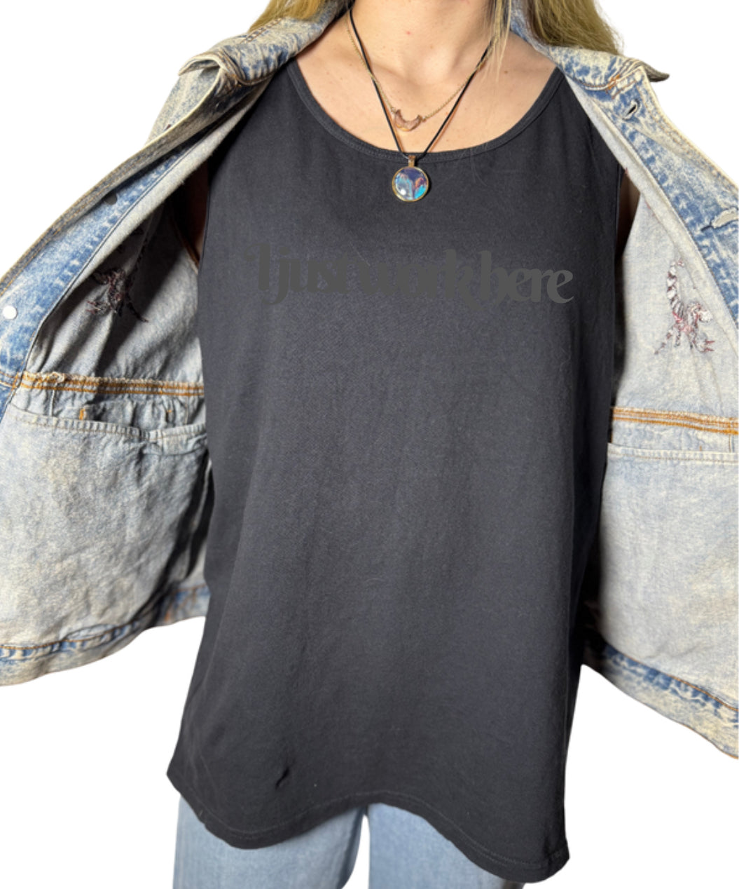 I Just Work Here Tank