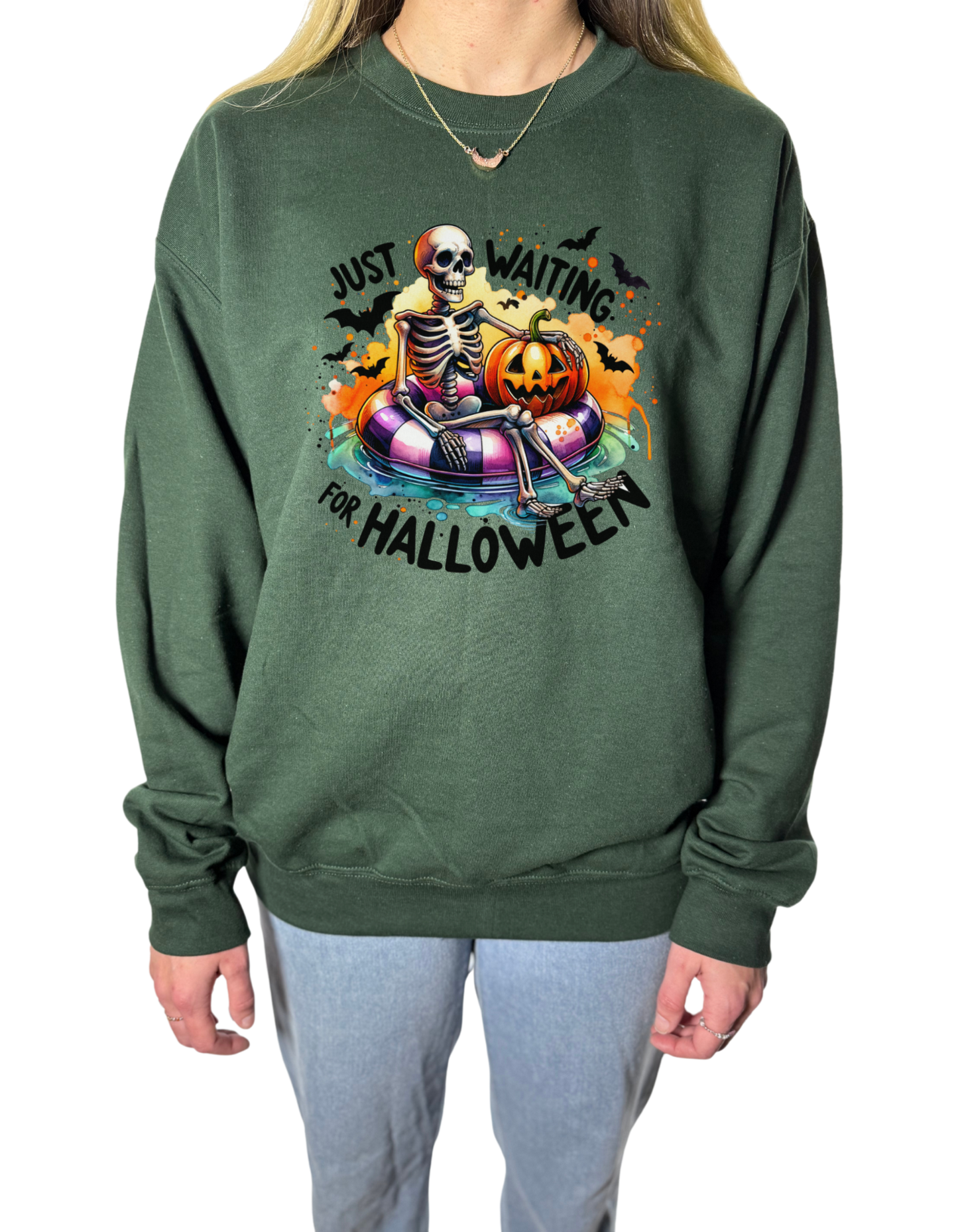 Just Waiting For Halloween Gildan Tops
