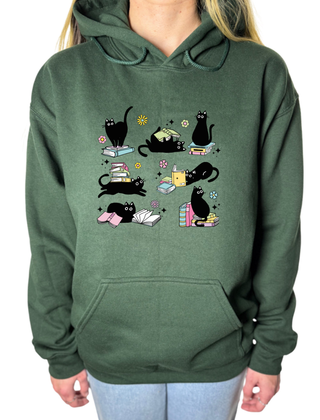 Cats and Books Gildan Tops
