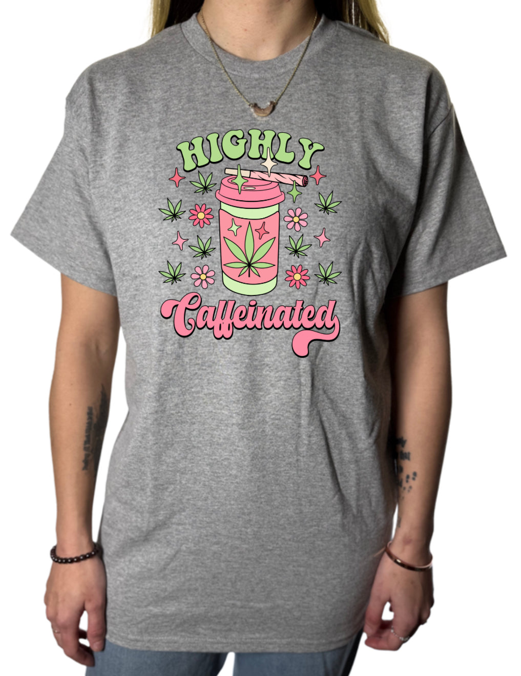 Caffeinated Sublimation Gildan Top