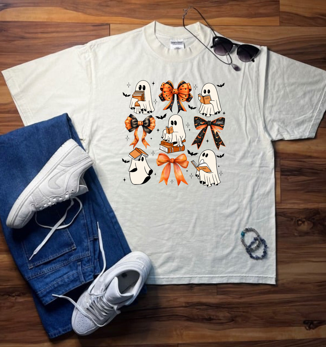 Ghosts and Books Shaka Wear Tee