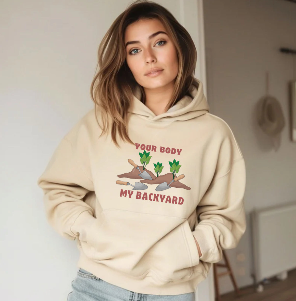 Your Body My Backyard Sublimation Gildan Top