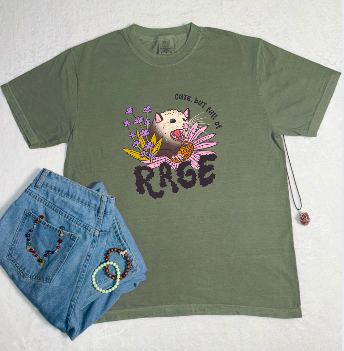 Cute But Full Of Rage Comfort Colors Tee