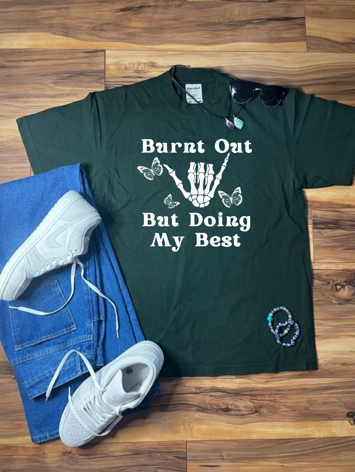 Burnt Out But Doing My Best Shaka Wear Tee
