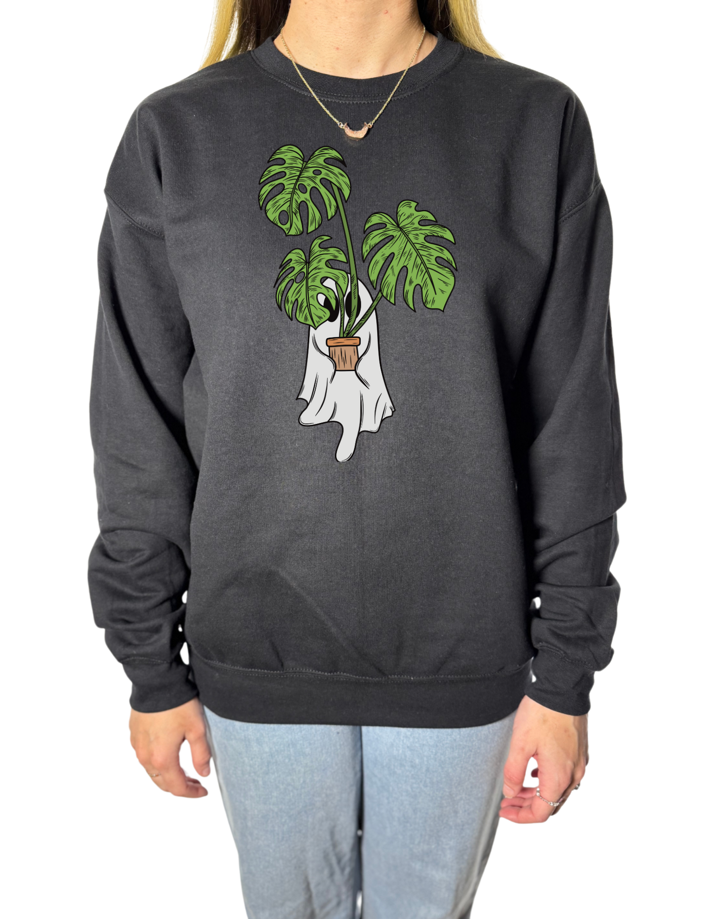 Monstera Ghostie Gildan Tops