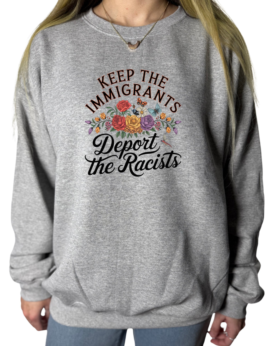 Deport The Racists Gildan Tops