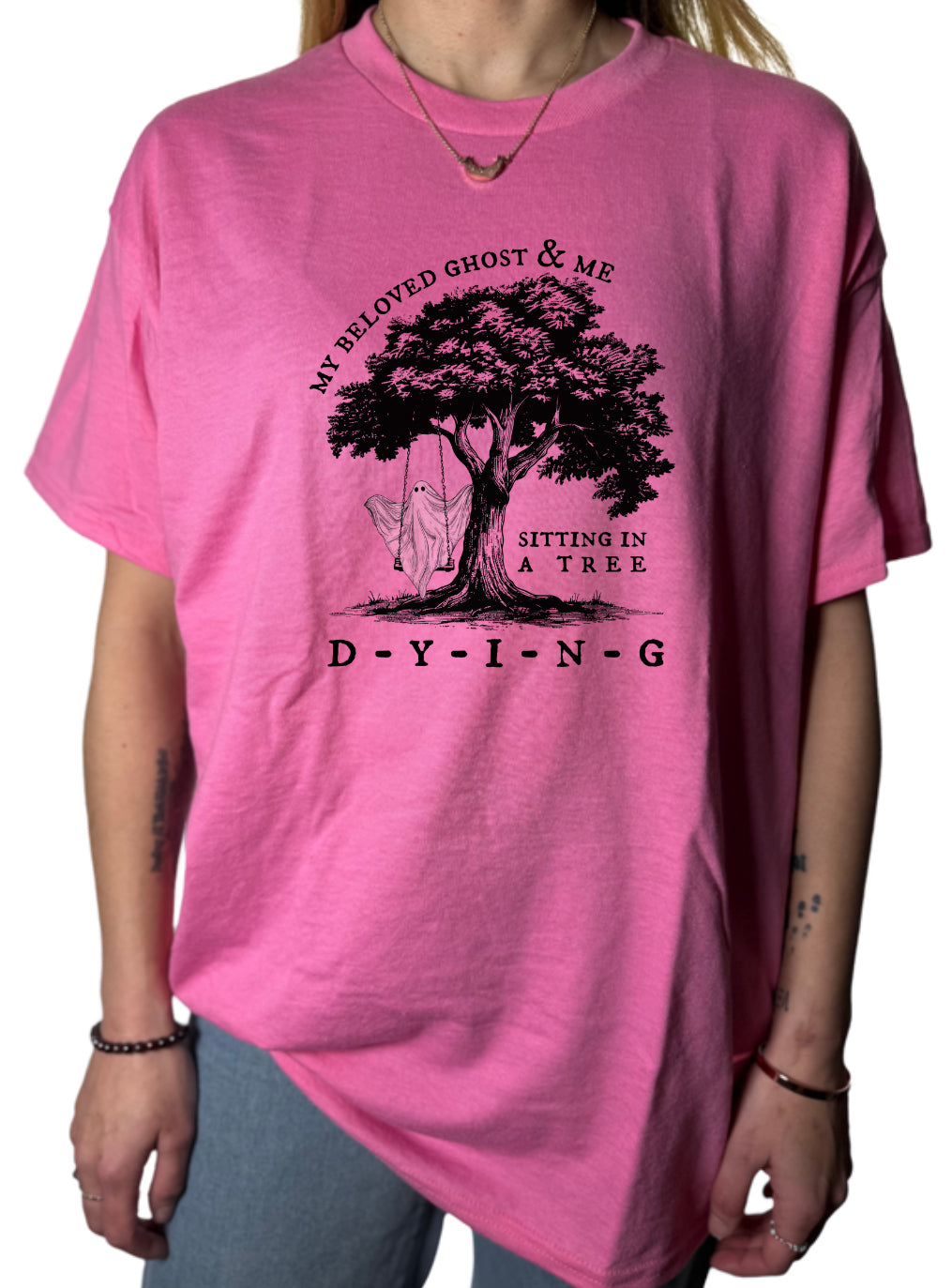 My Beloved Ghost And Me Gildan Tops