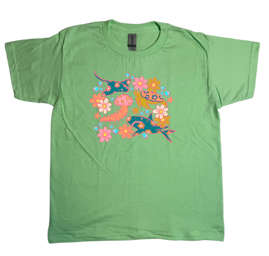 Ocean Vibes Gildan Youth Tee