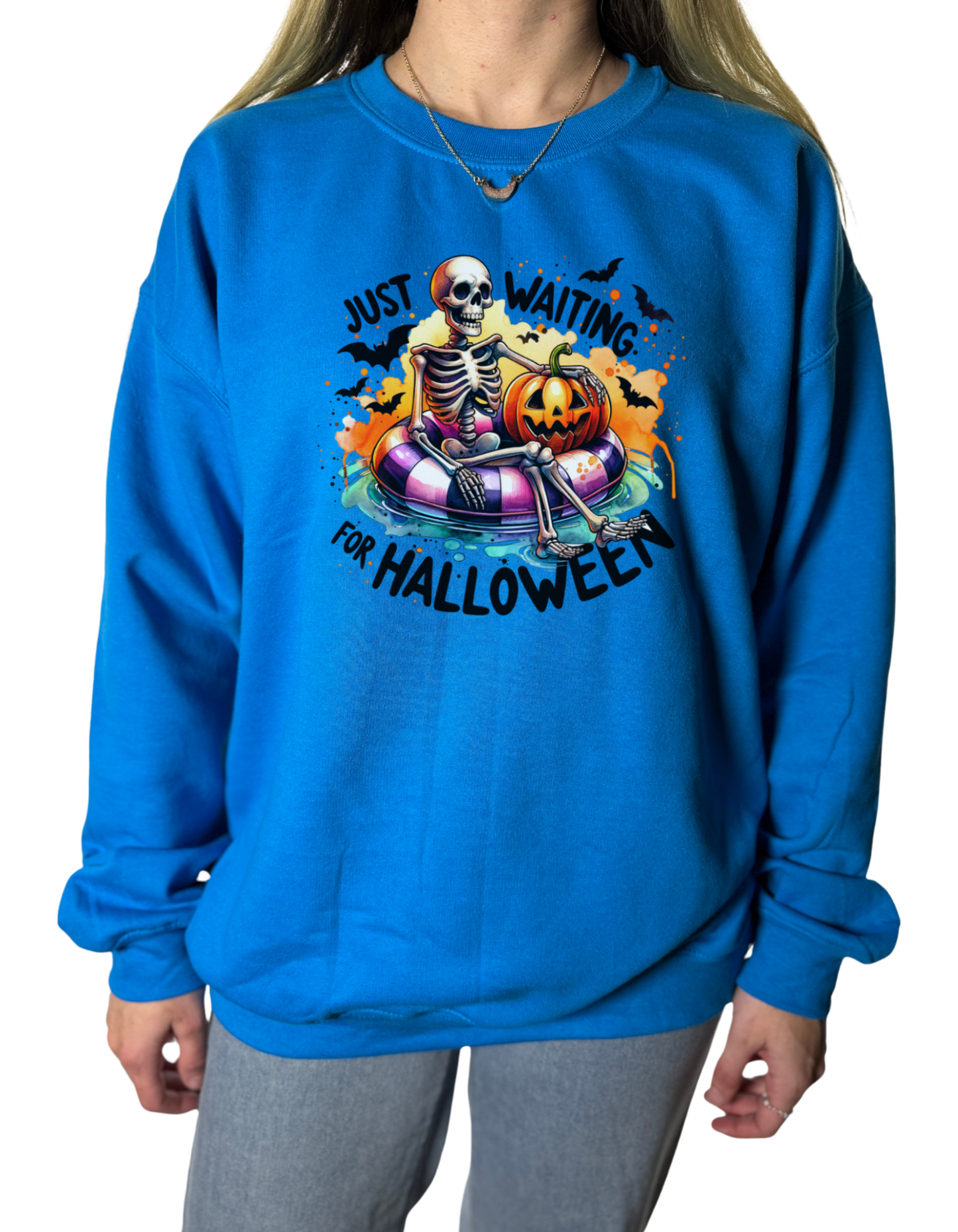 Just Waiting For Halloween Gildan Tops