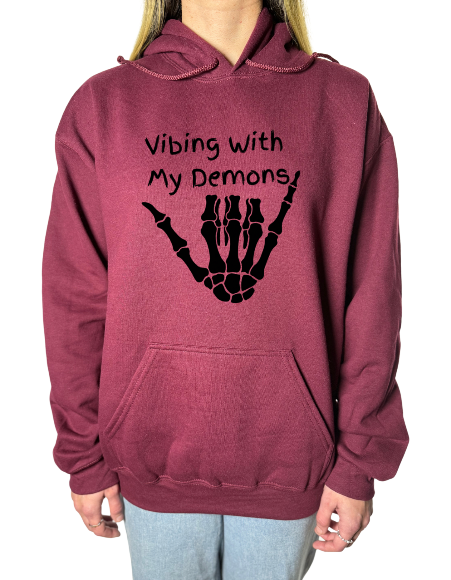 Vibing With My Demons Gildan Tops
